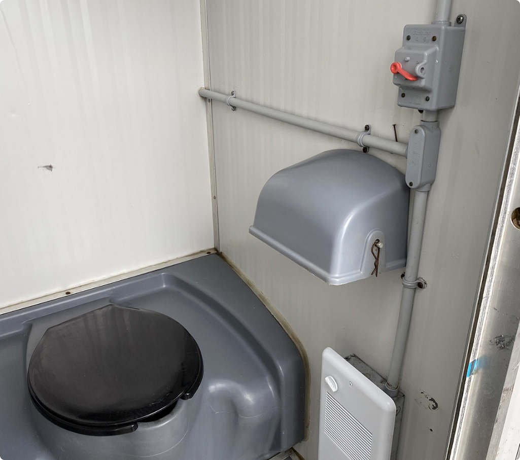 Heated toilets