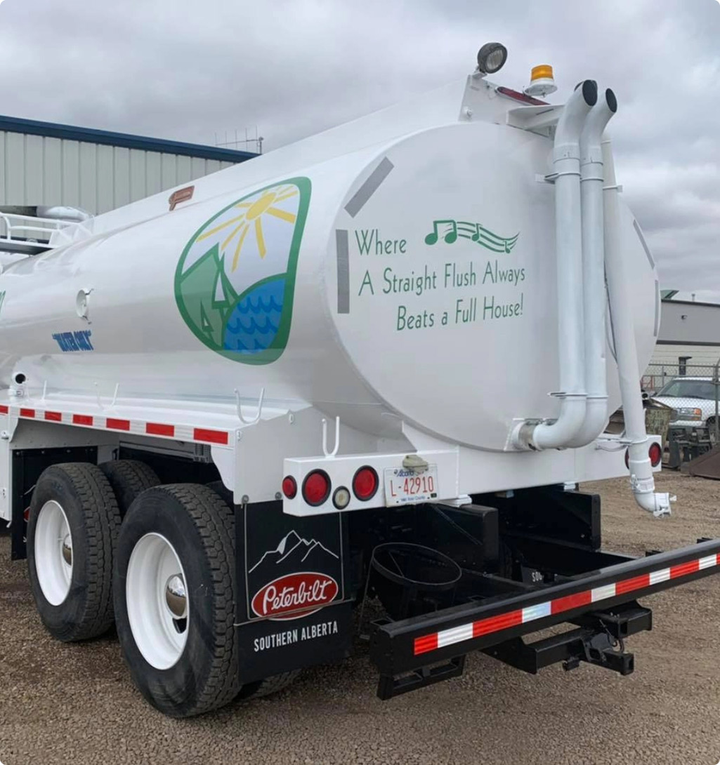 Water delivery tanker