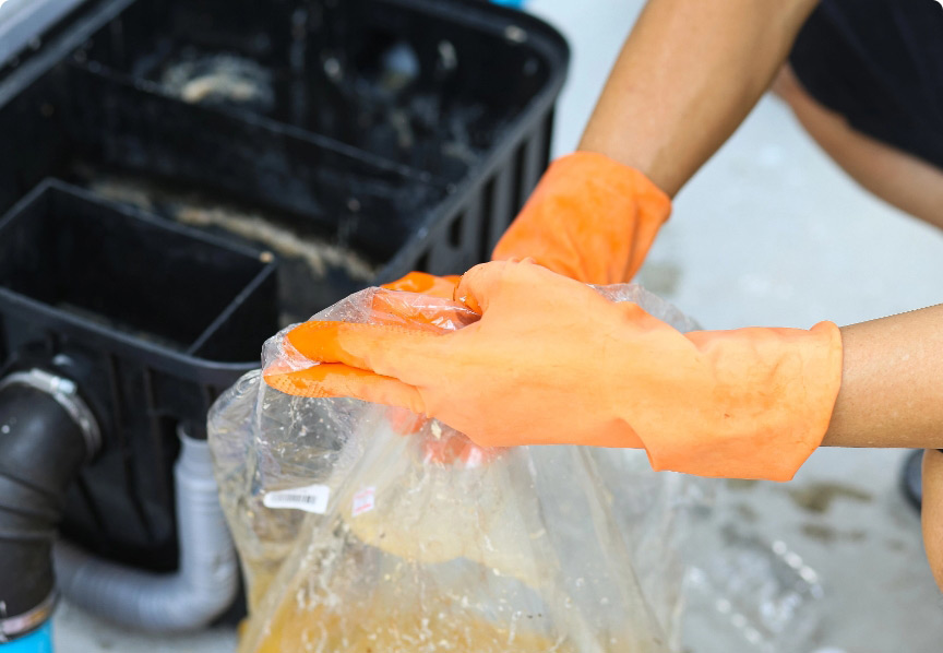 Grease trap cleaning