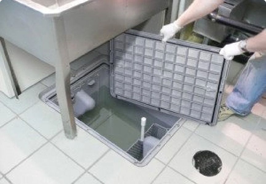 Grease trap 14