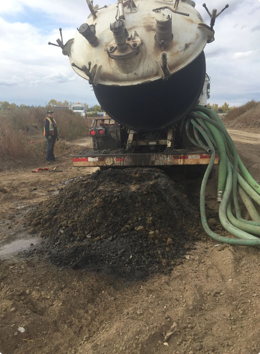 Industrial waste slider