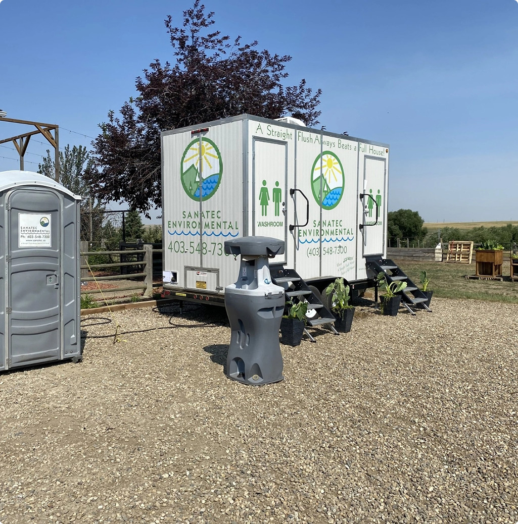 Sanatec moveable toilets