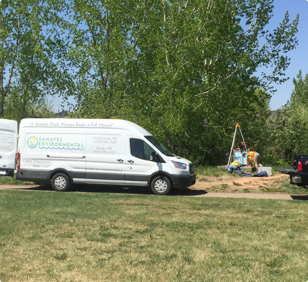 Sanatec van sewer jetting