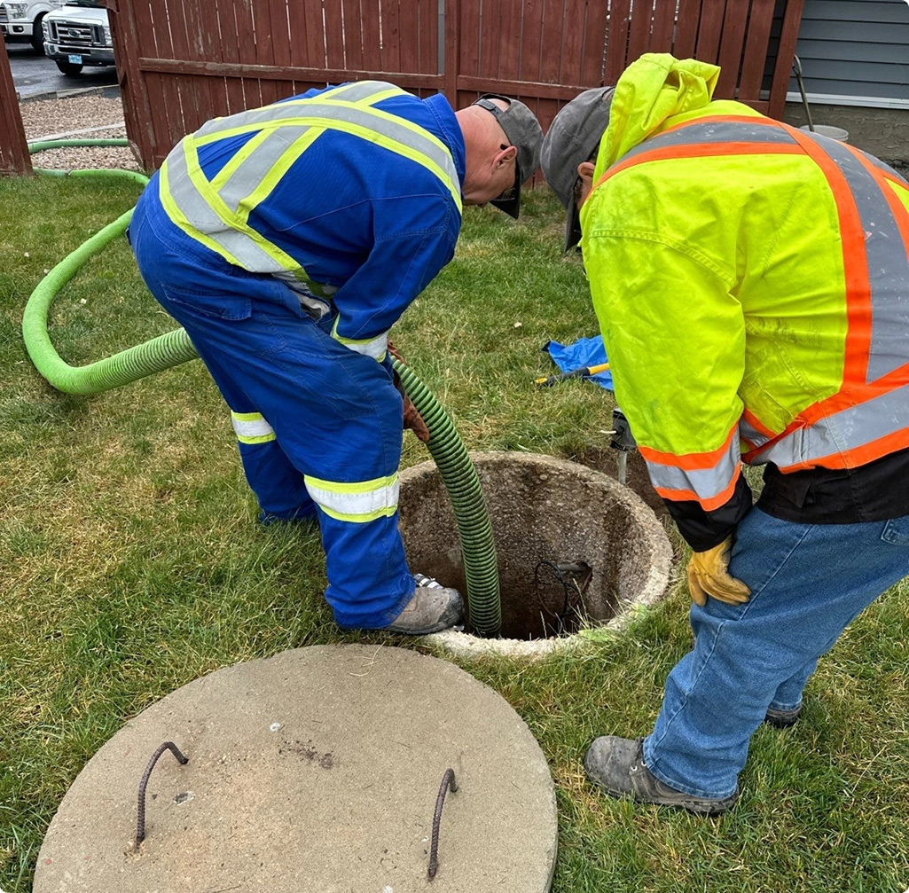 Vacum struck on site