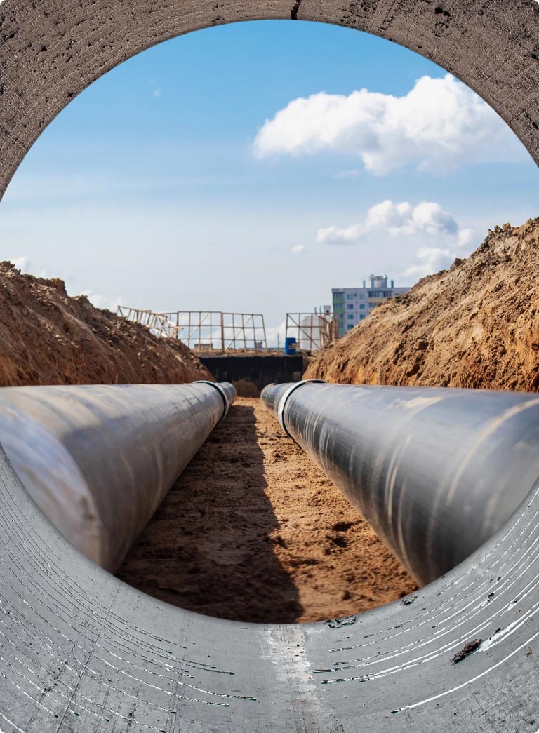 View through pipe 2