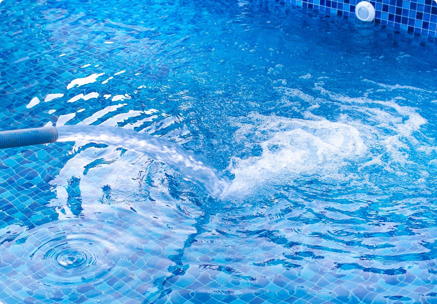 Pool filling archive cad