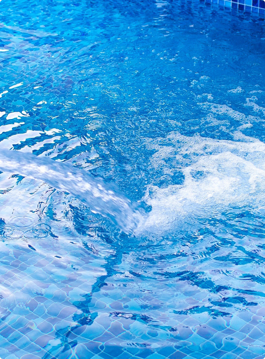 Pool filling slider